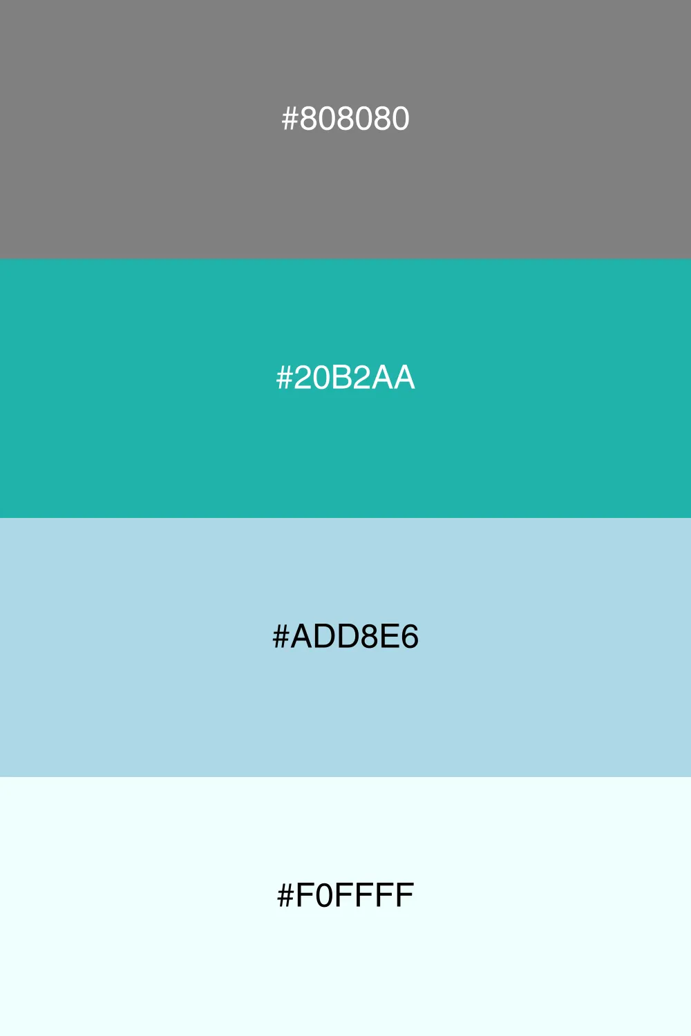 A fresh palette inspired by coastal serenity.