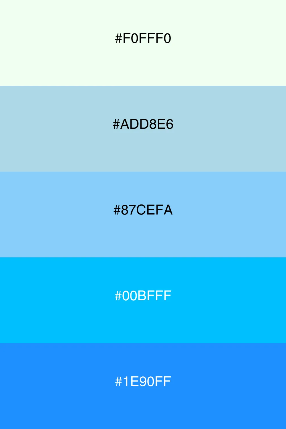 A refreshing palette inspired by ocean waves.