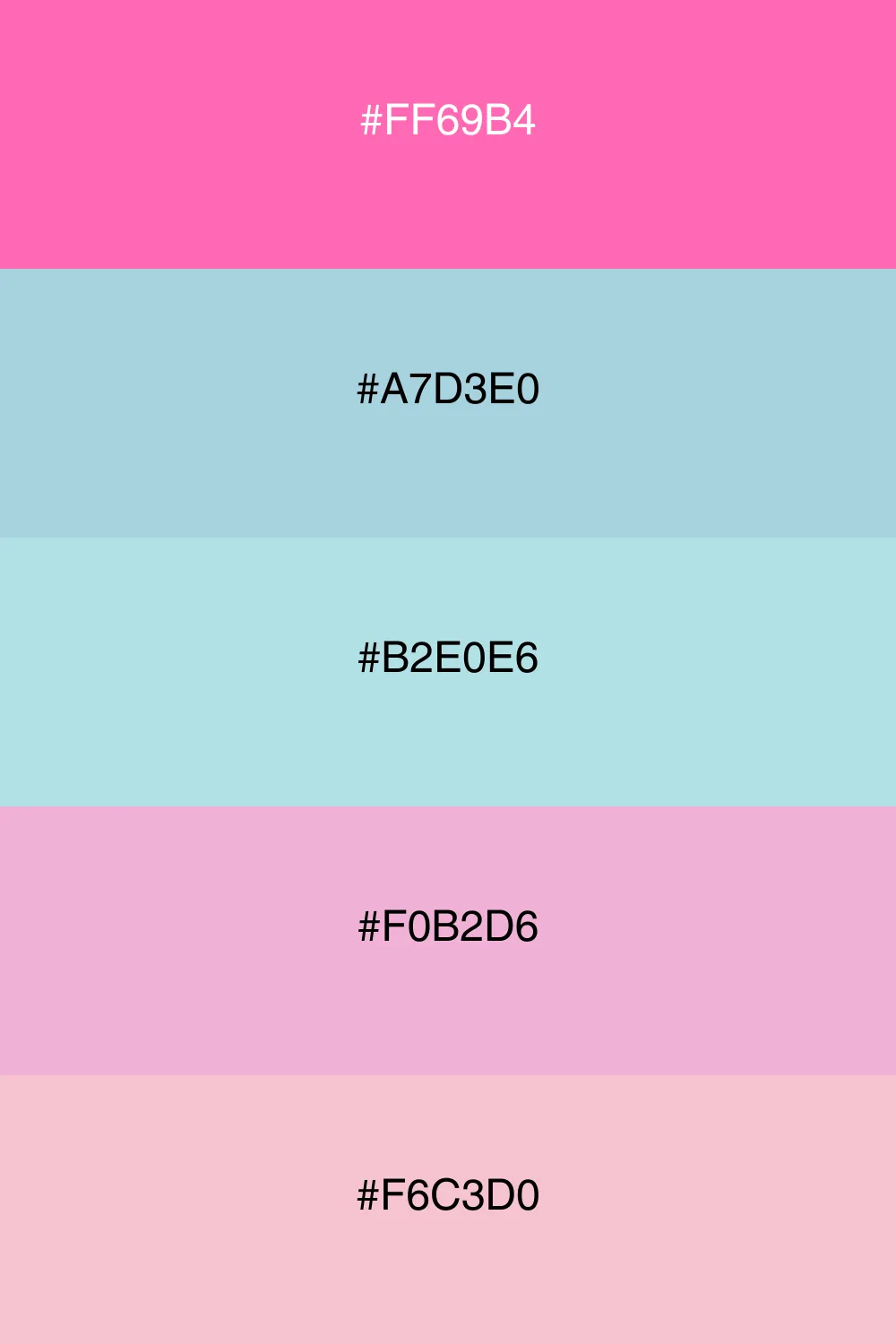 A refreshing cool palette that feels calm and serene.