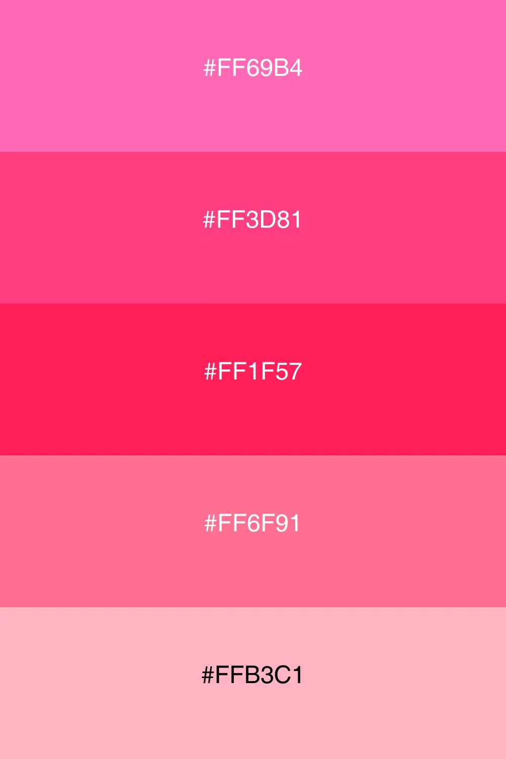 A vibrant neon palette that radiates energy and fun.