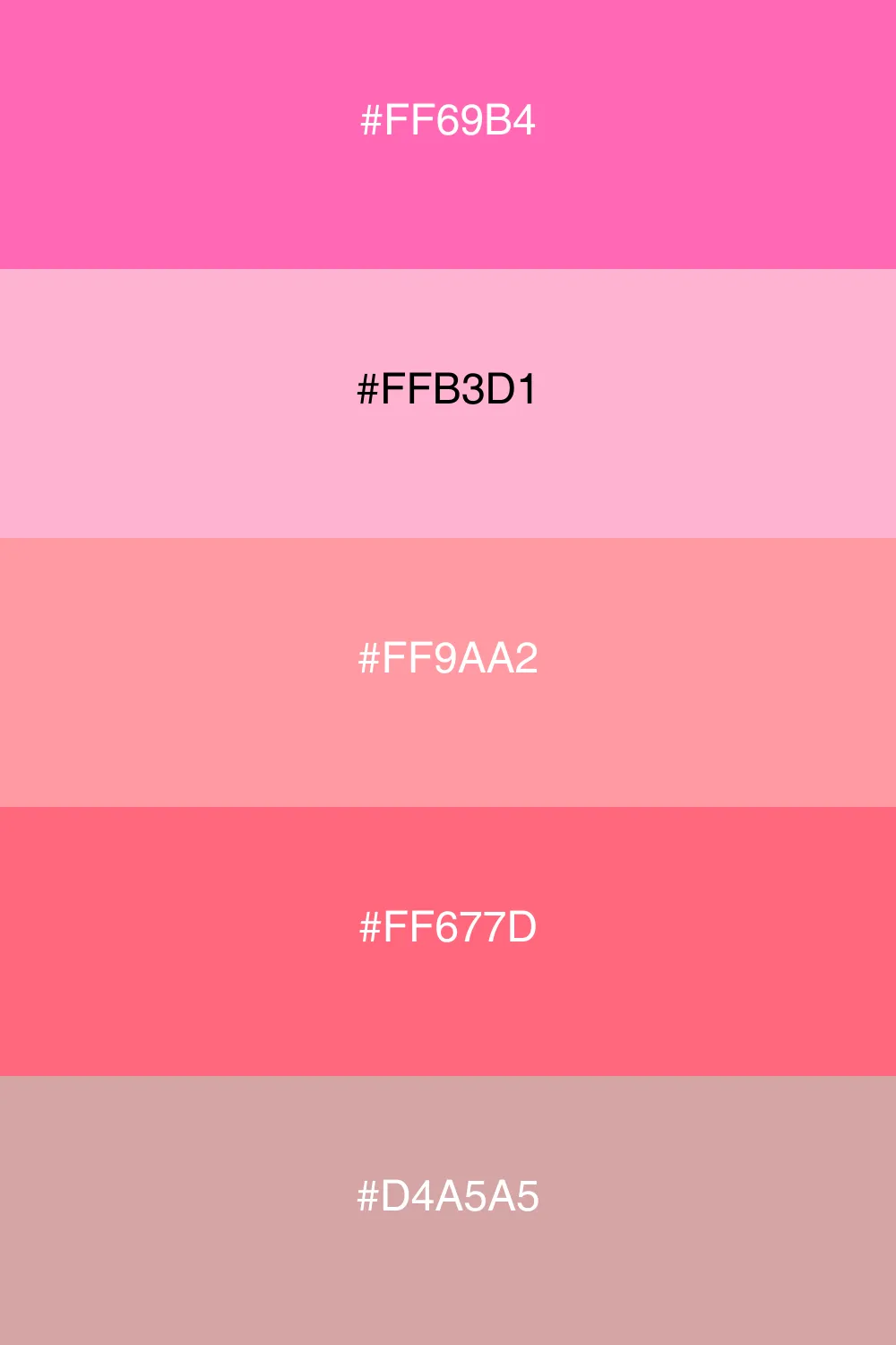 A soft and playful pastel palette with a dreamy feel.