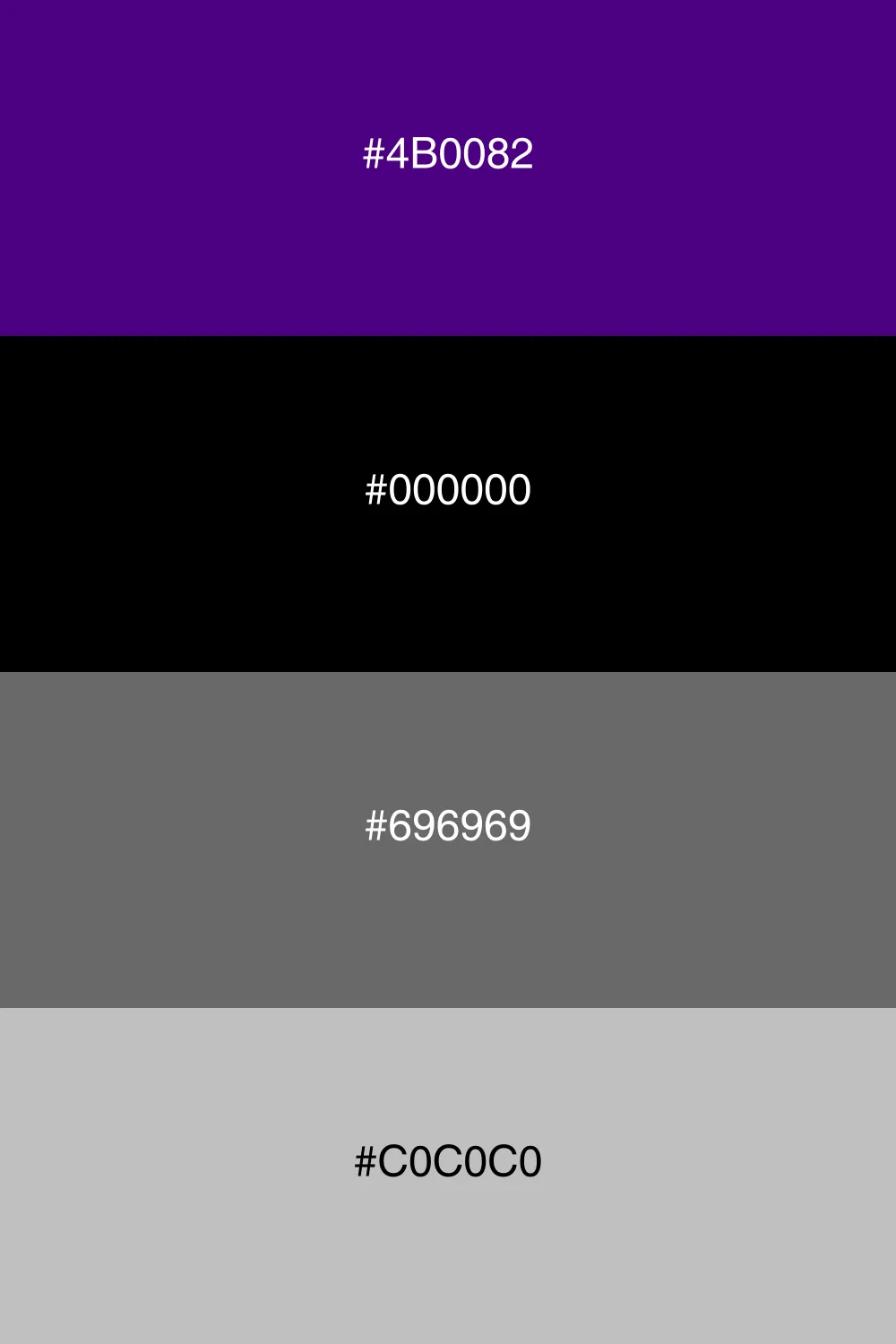An elegant palette reflecting the mystery of night.