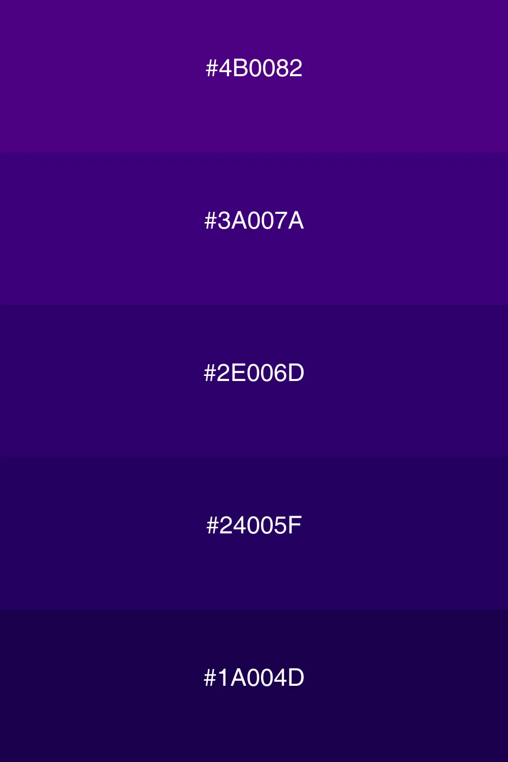 Various shades for depth and unity.