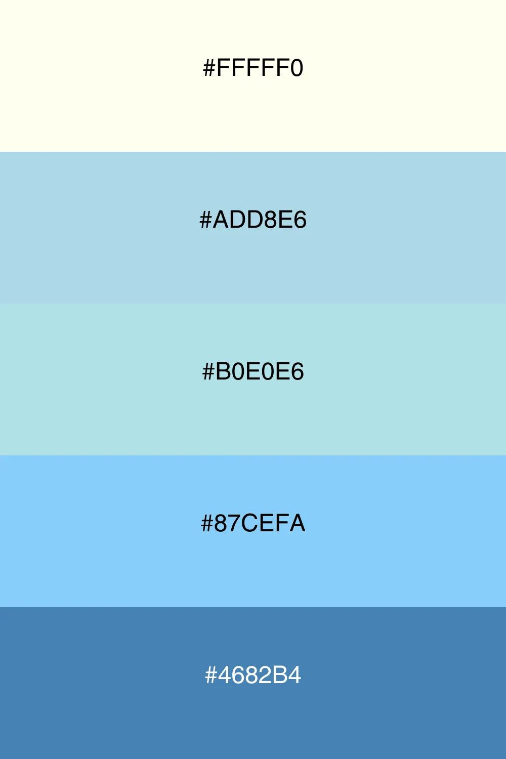 A cool palette that brings a refreshing breeze.