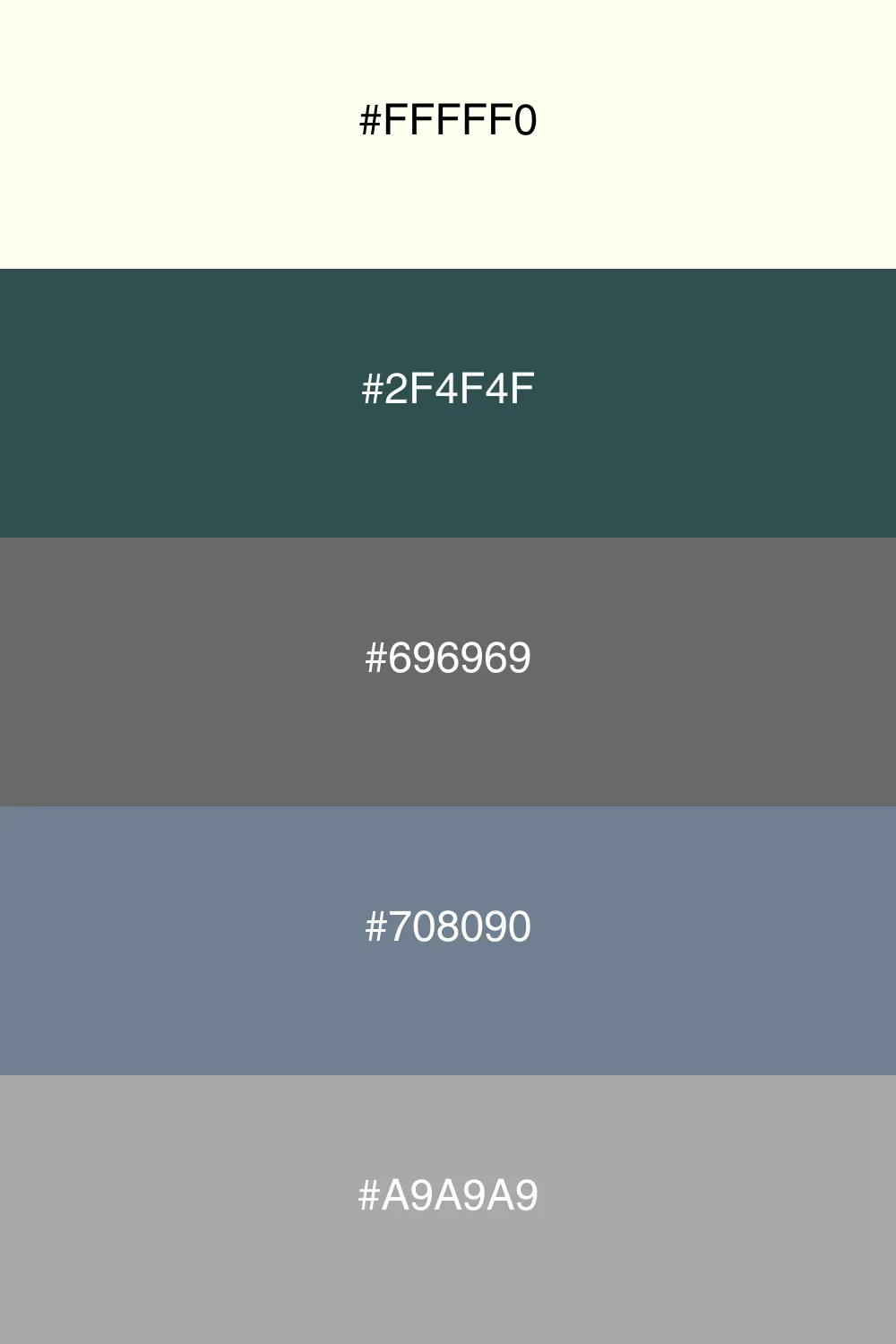 A dark palette that exudes elegance and sophistication.