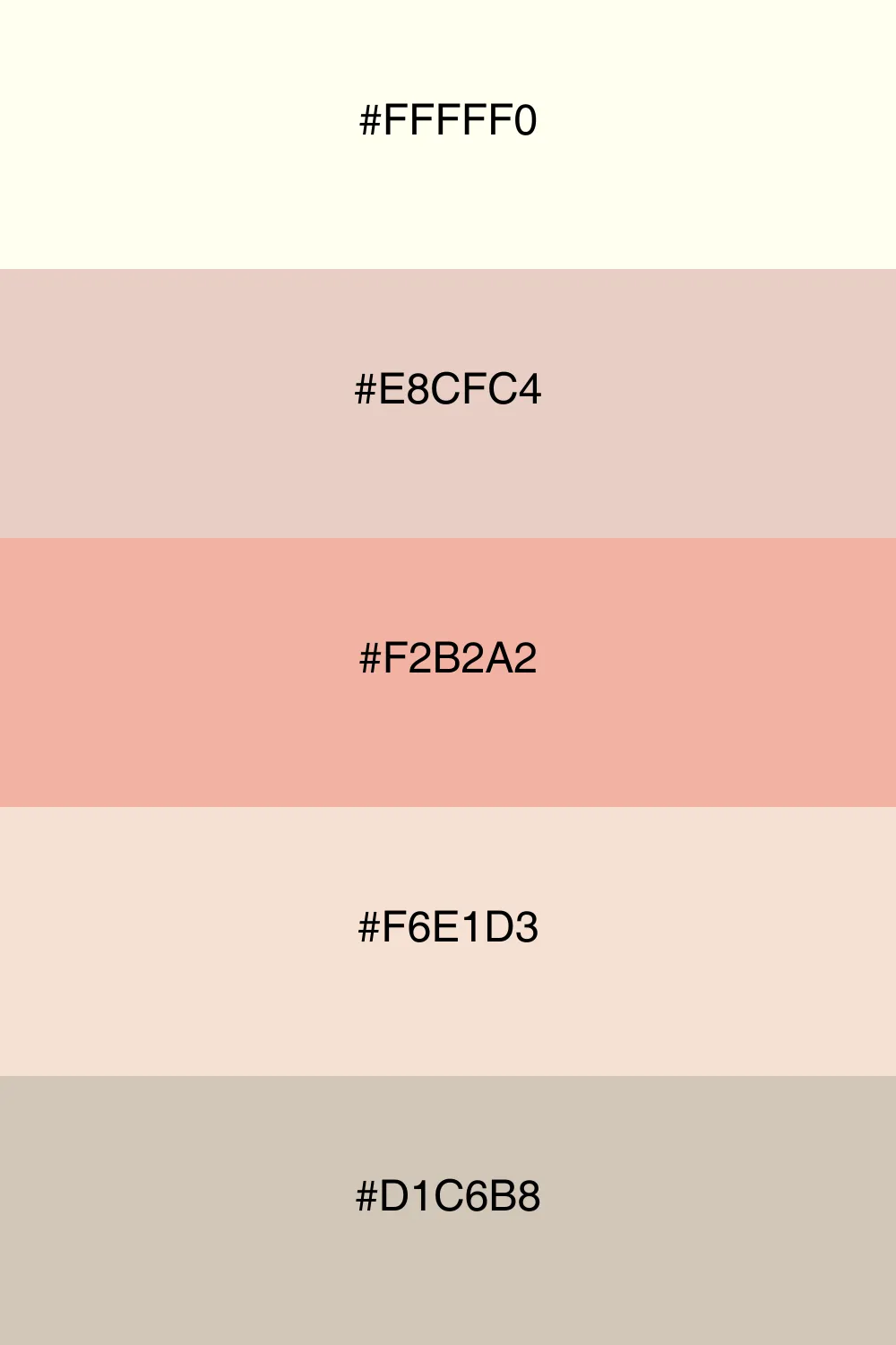 A dreamy palette with soft tones for a romantic vibe.
