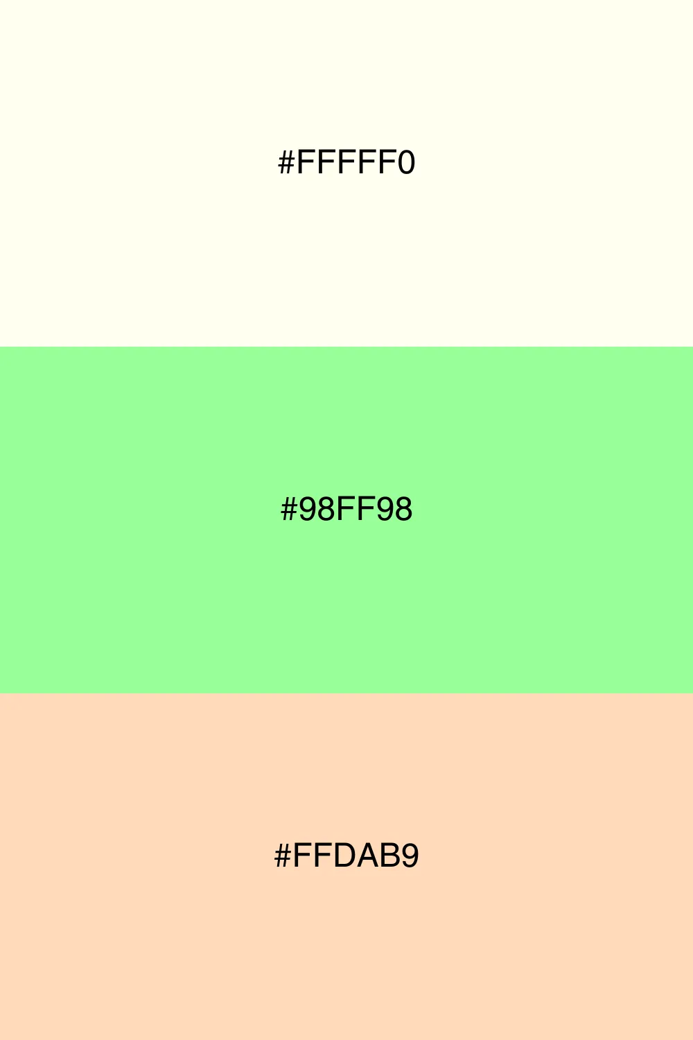 Fresh and cheerful color harmony.