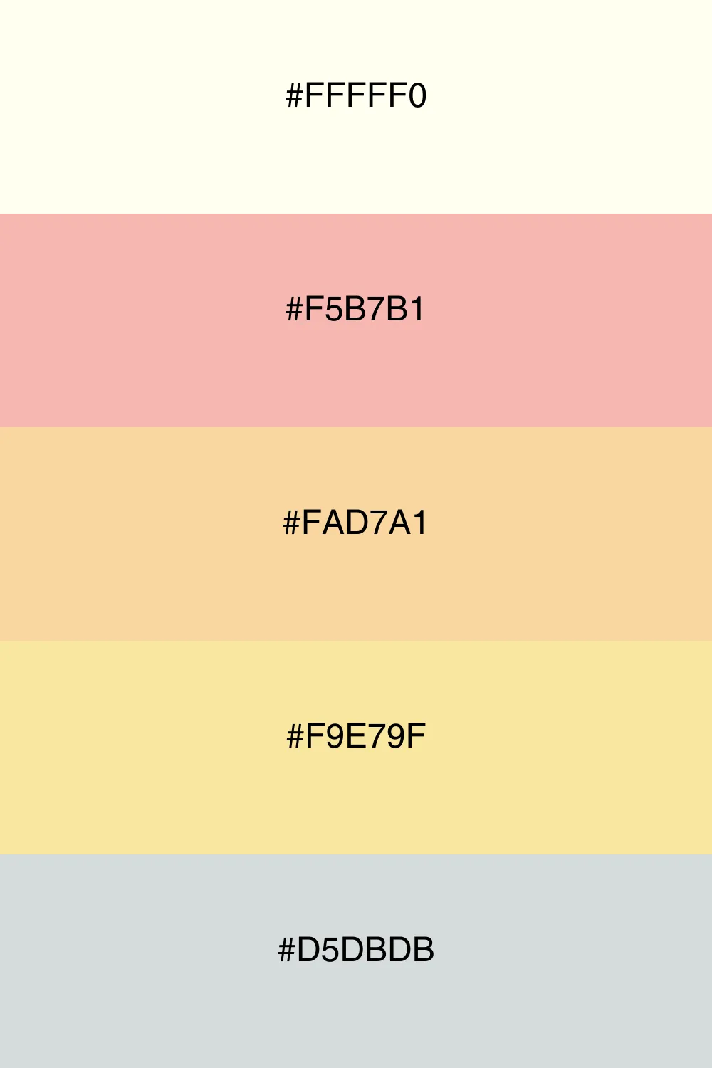 A warm palette reminiscent of a beautiful sunset.