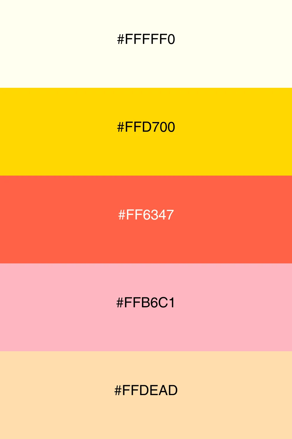 A warm palette that radiates a cheerful glow.