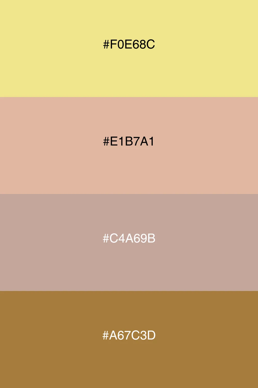 A chic and elegant palette with soft, sophisticated tones.