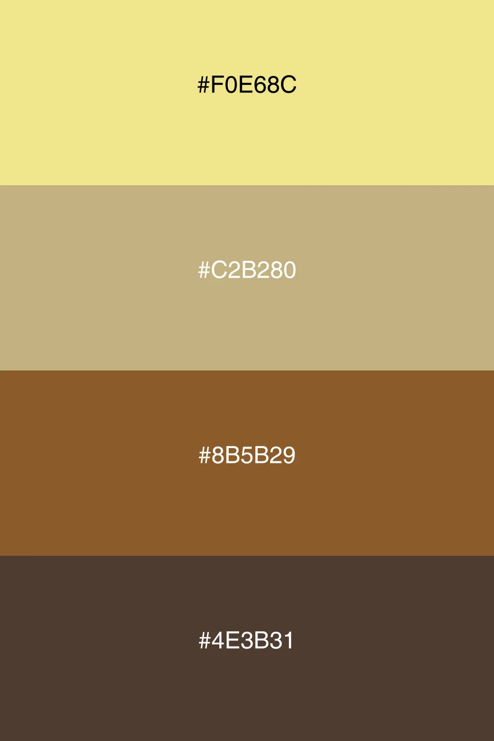 An earthy palette that connects with nature's warmth.
