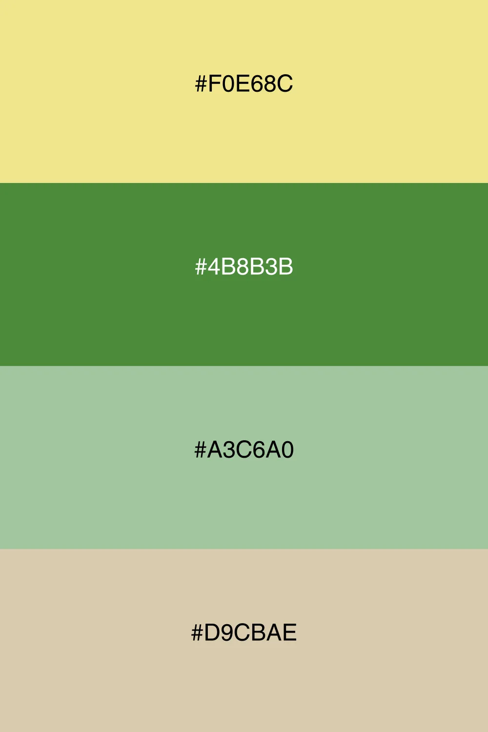 A fresh palette inspired by lush forest landscapes.