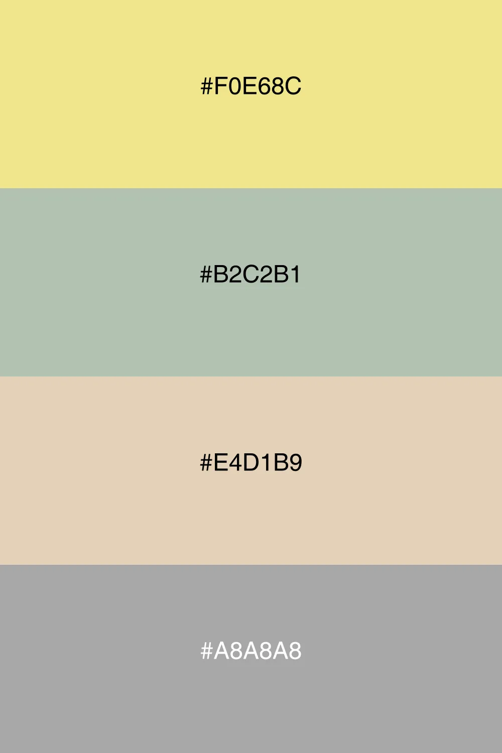 A balanced palette that promotes harmony and calmness.