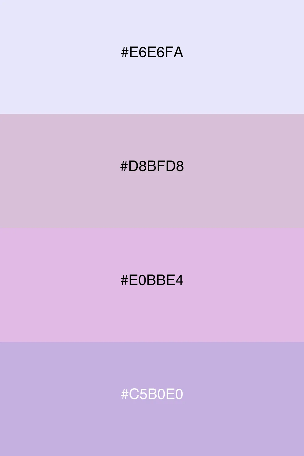 A soft and dreamy palette evoking tranquility and romance.