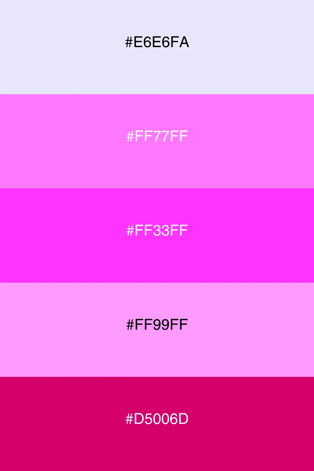 A vibrant neon palette full of energy and fun.