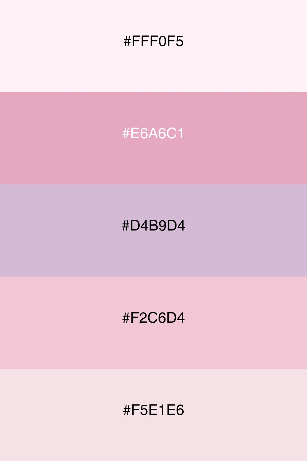 A soft and romantic palette inspired by blooming gardens.