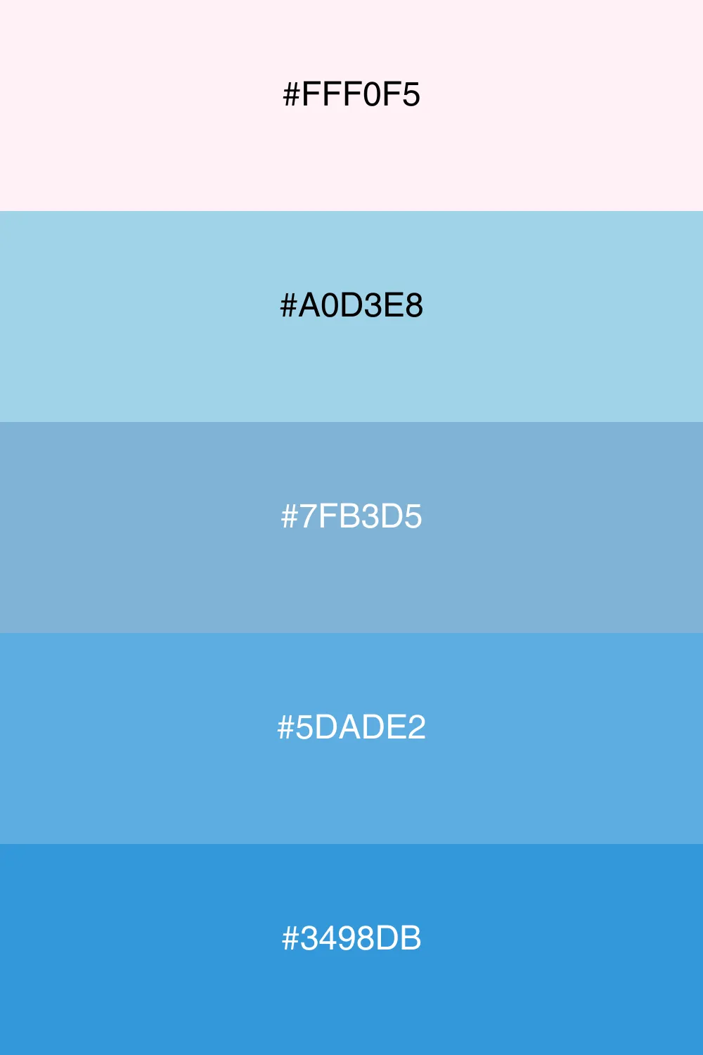 A refreshing palette reminiscent of icy coolness.