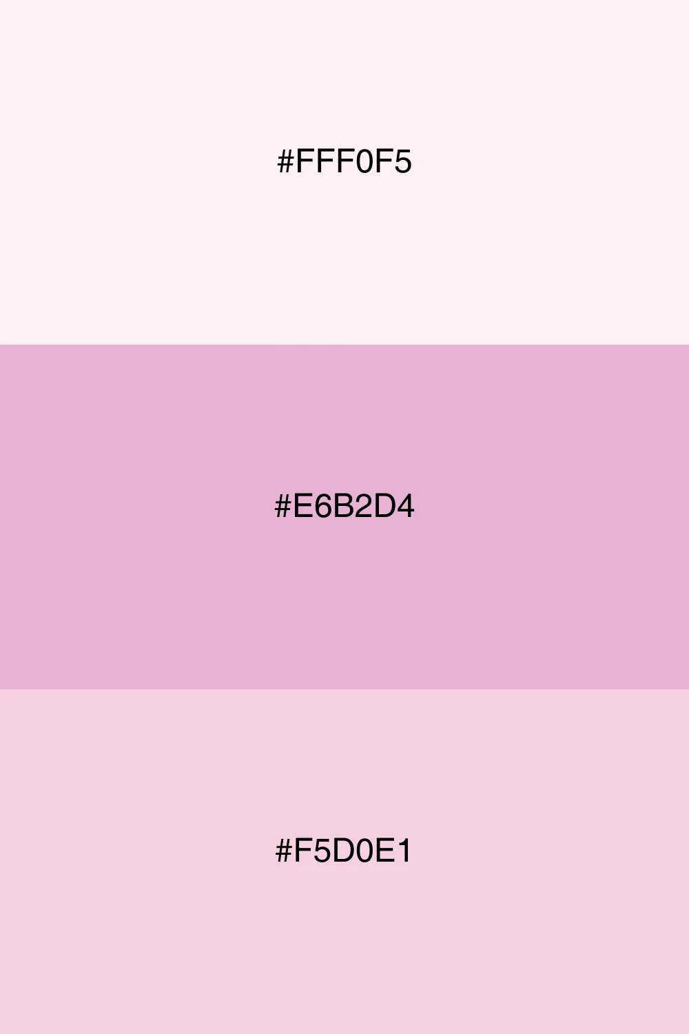 Gentle hues for a serene palette.