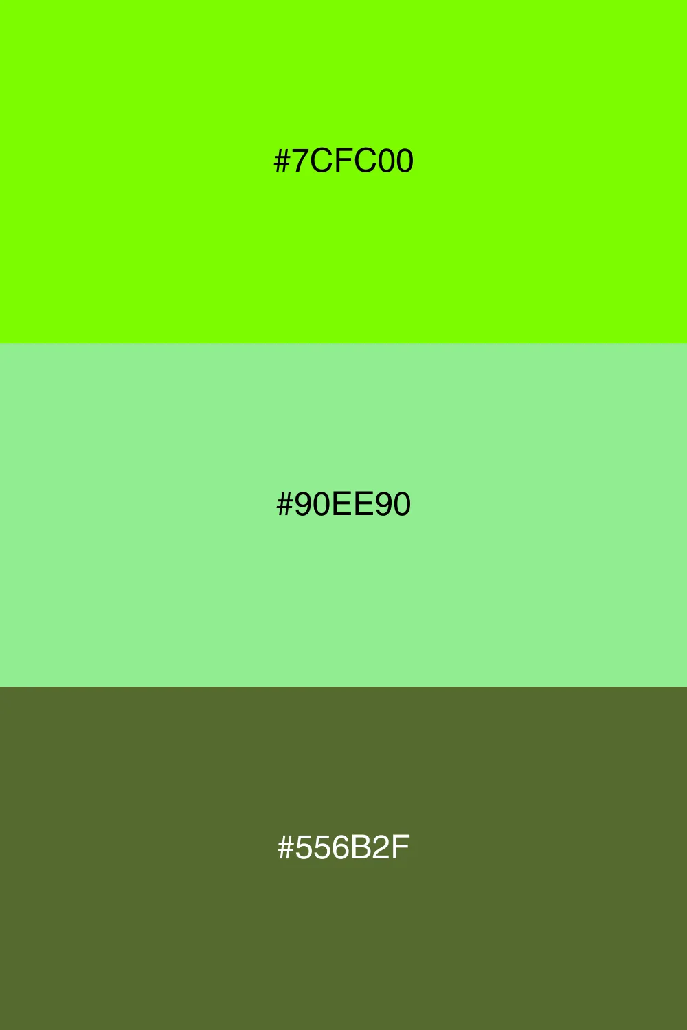 Soft greens for a natural feel.