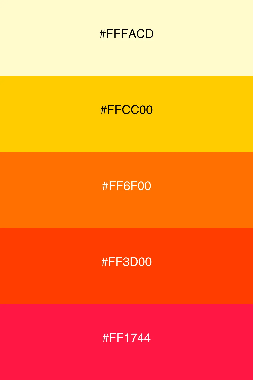 A bold and energetic palette for a lively atmosphere.