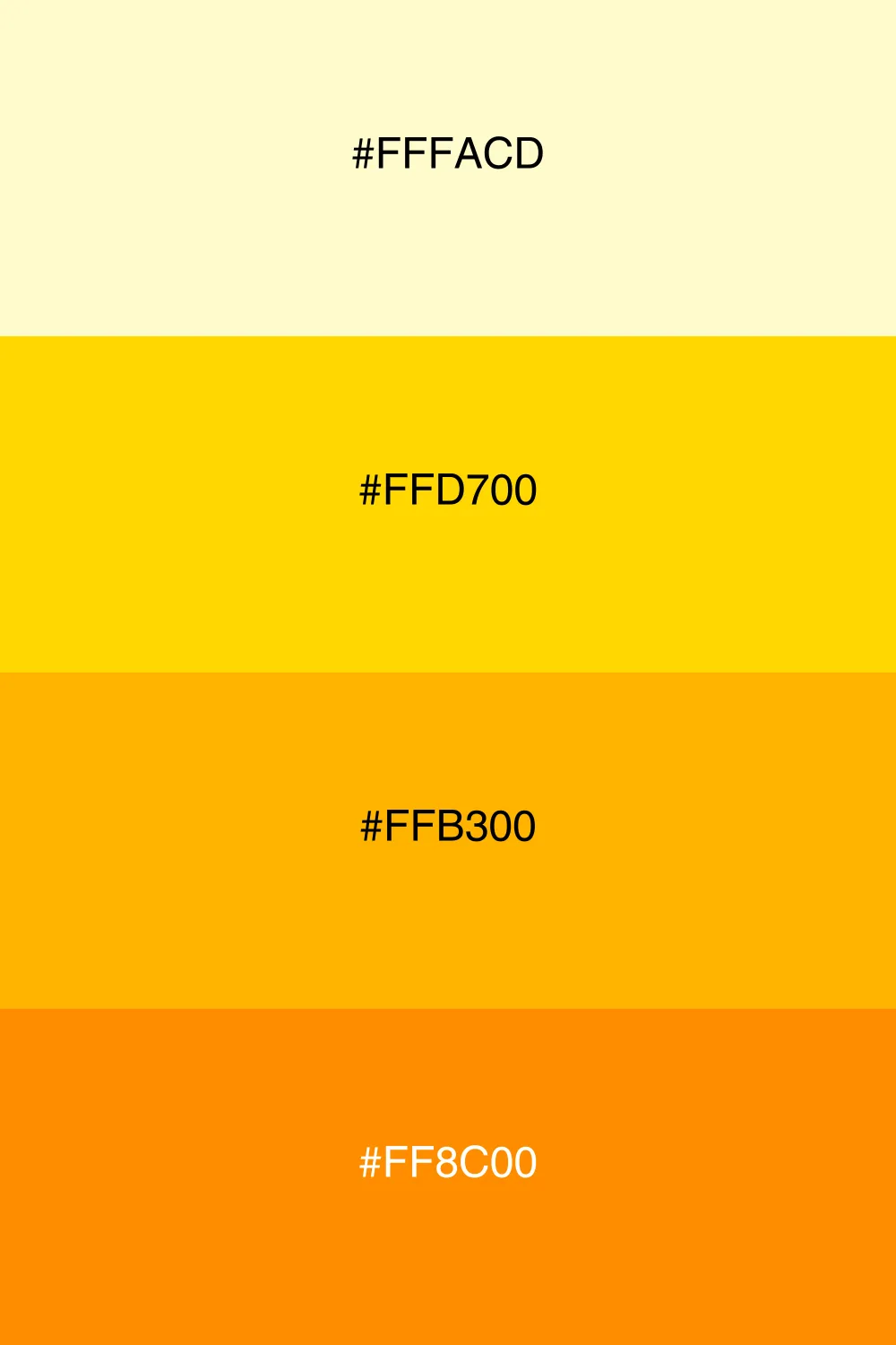 A sunny palette that radiates warmth and joy.