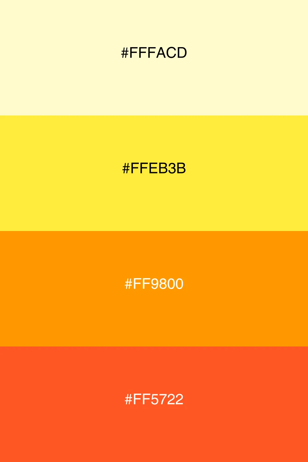 A bright and cheerful palette for sunny vibes.