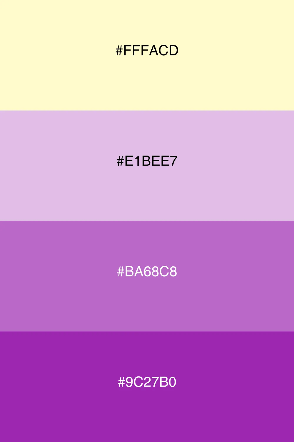 A romantic palette with soft pastel tones.