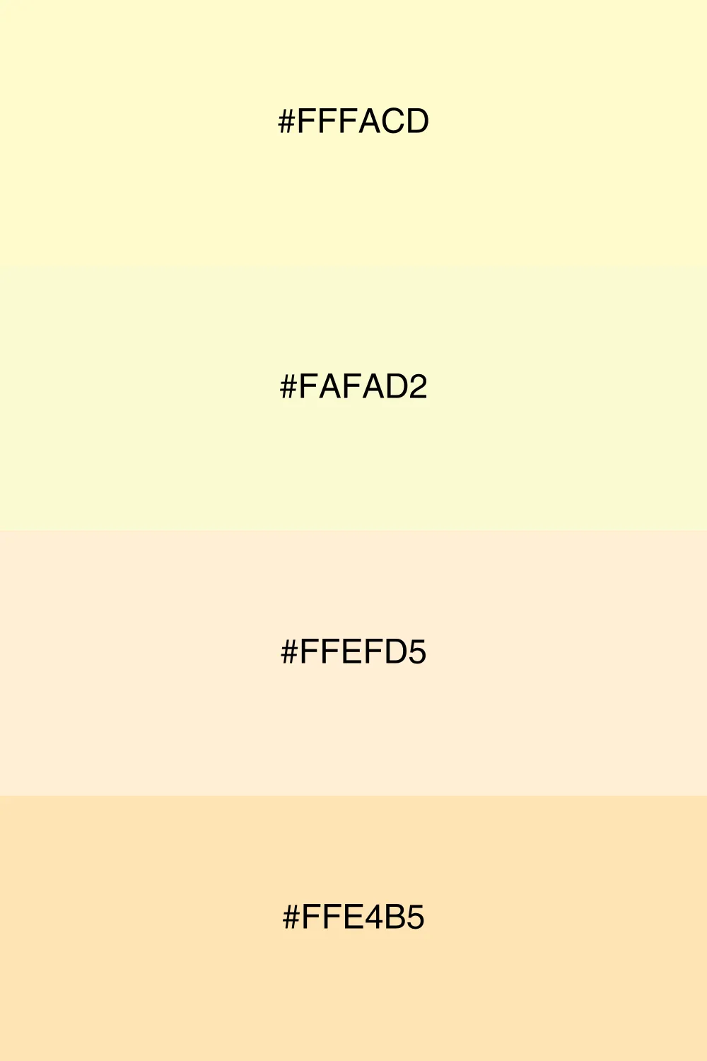 Subtle variations for a soft palette.