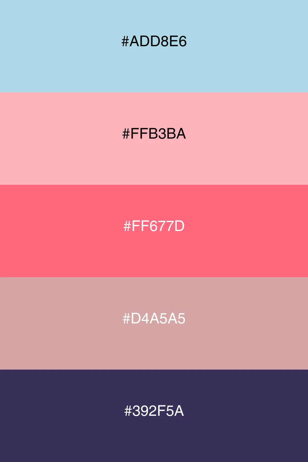 A whimsical pastel palette for a dreamy feel.