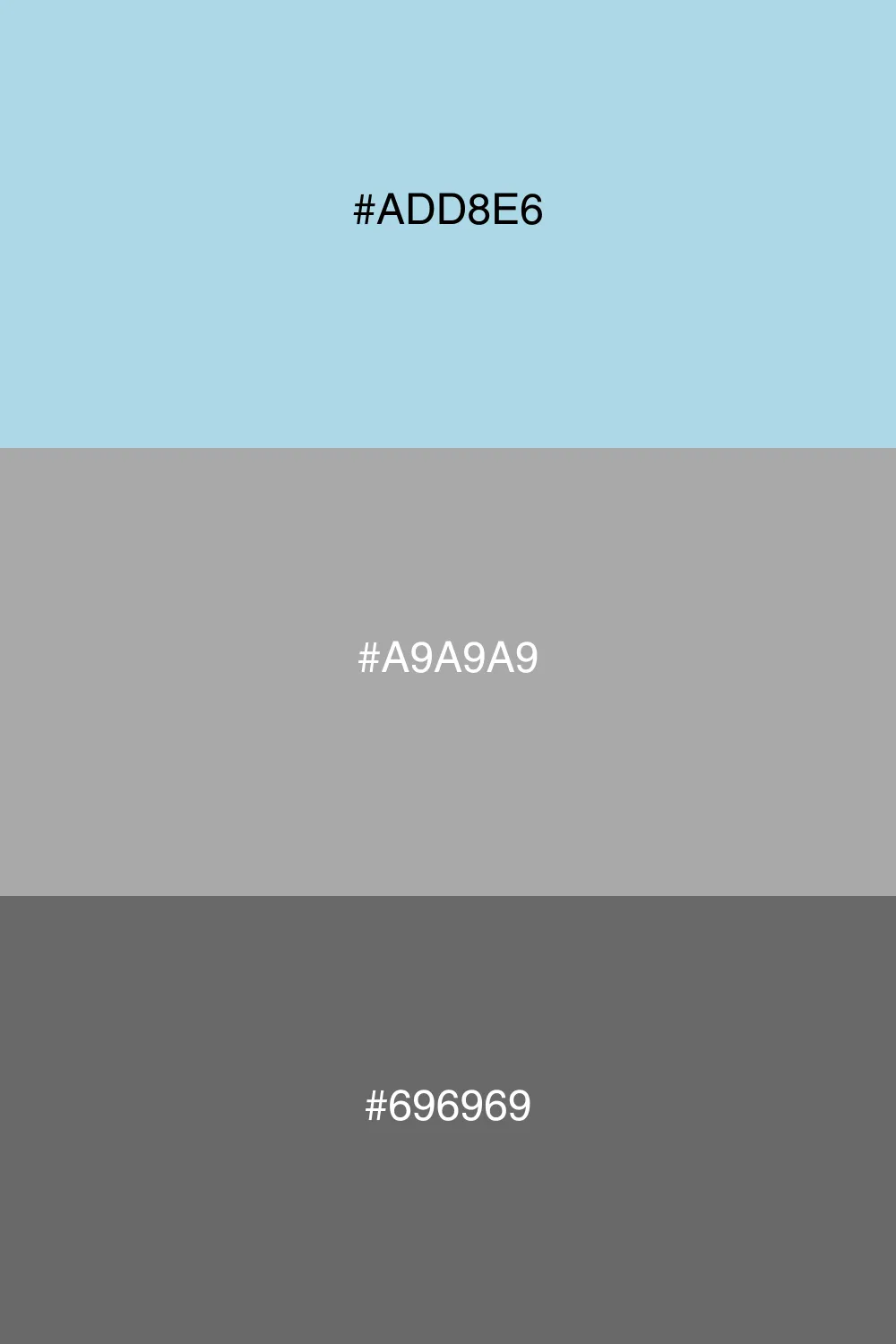 Modern and sleek color palette.