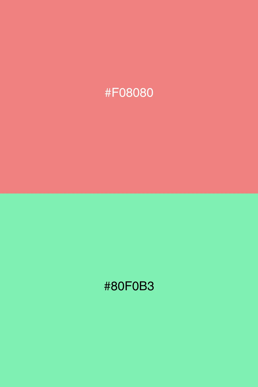 Fresh and lively color pairing.