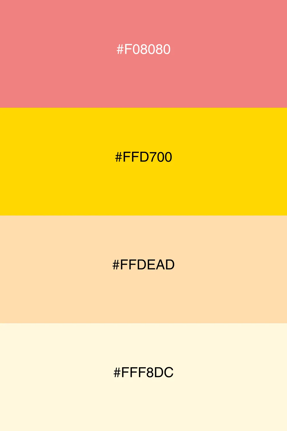 A luxurious palette with coral and rich gold tones.