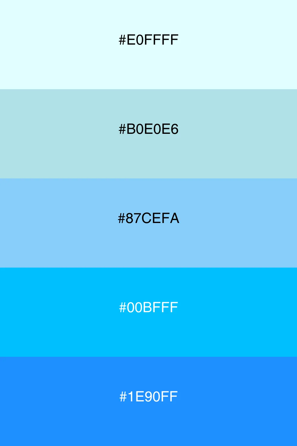 A refreshing palette evoking a breezy ocean vibe.