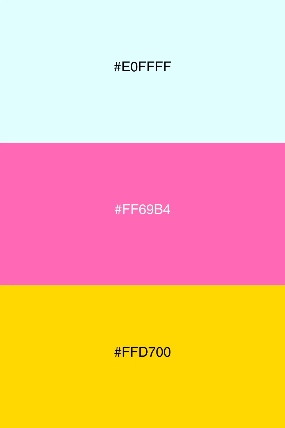 Playful and cheerful color combination.