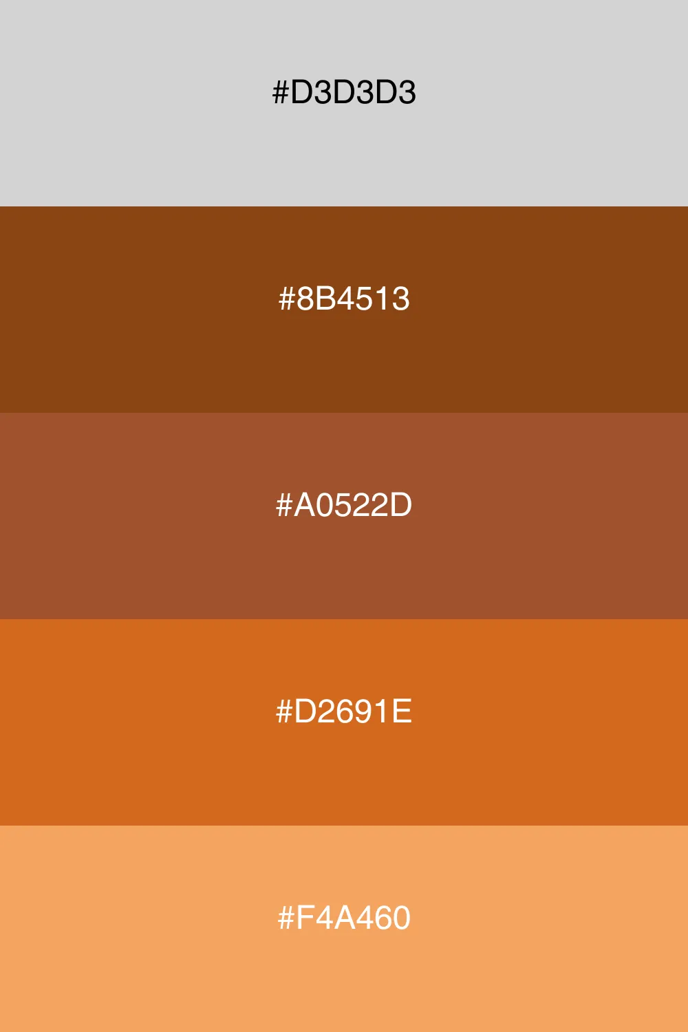 An earthy palette inspired by nature's warm tones.