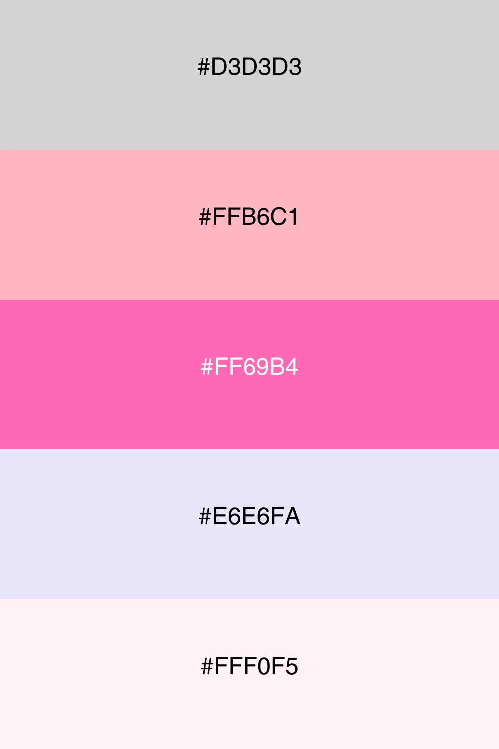 A dreamy pastel palette with soft pinks and lavenders.
