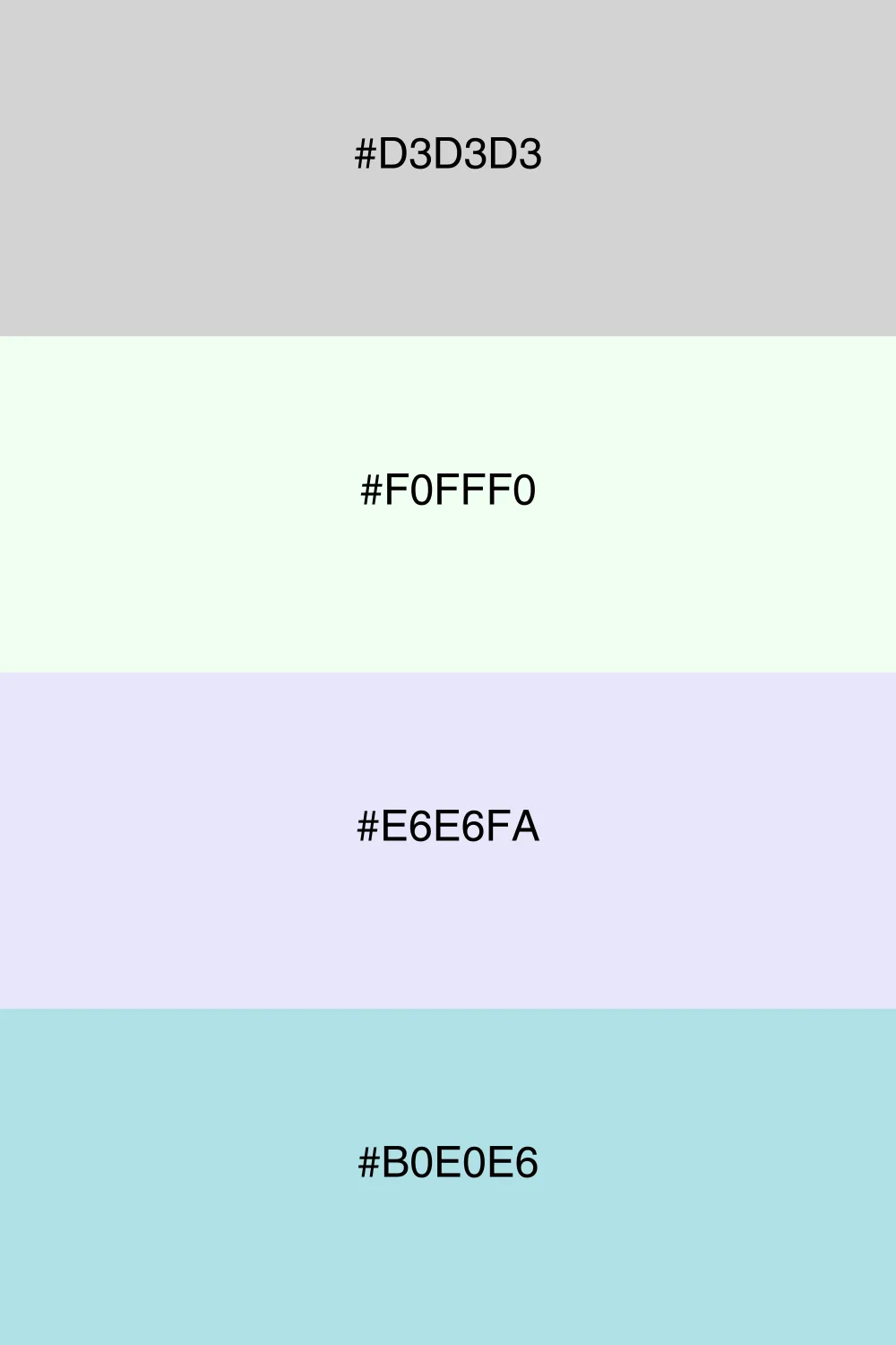 A cool winter palette with soft whites and blues.