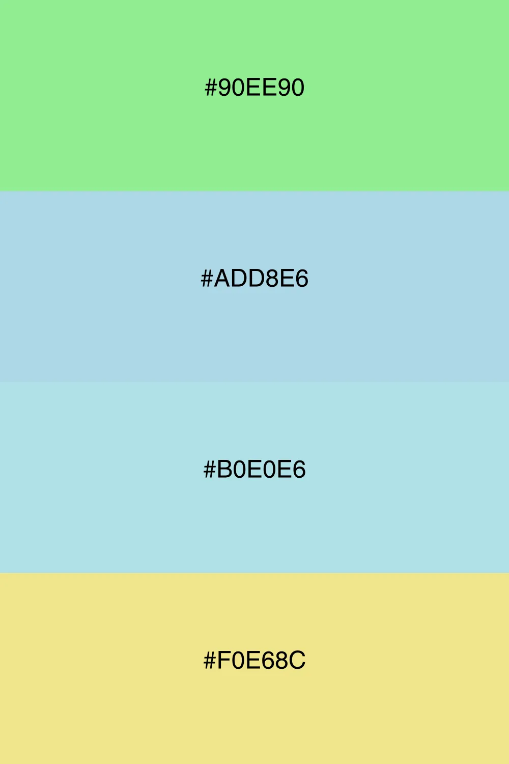 A fresh and airy palette reminiscent of a cool breeze.