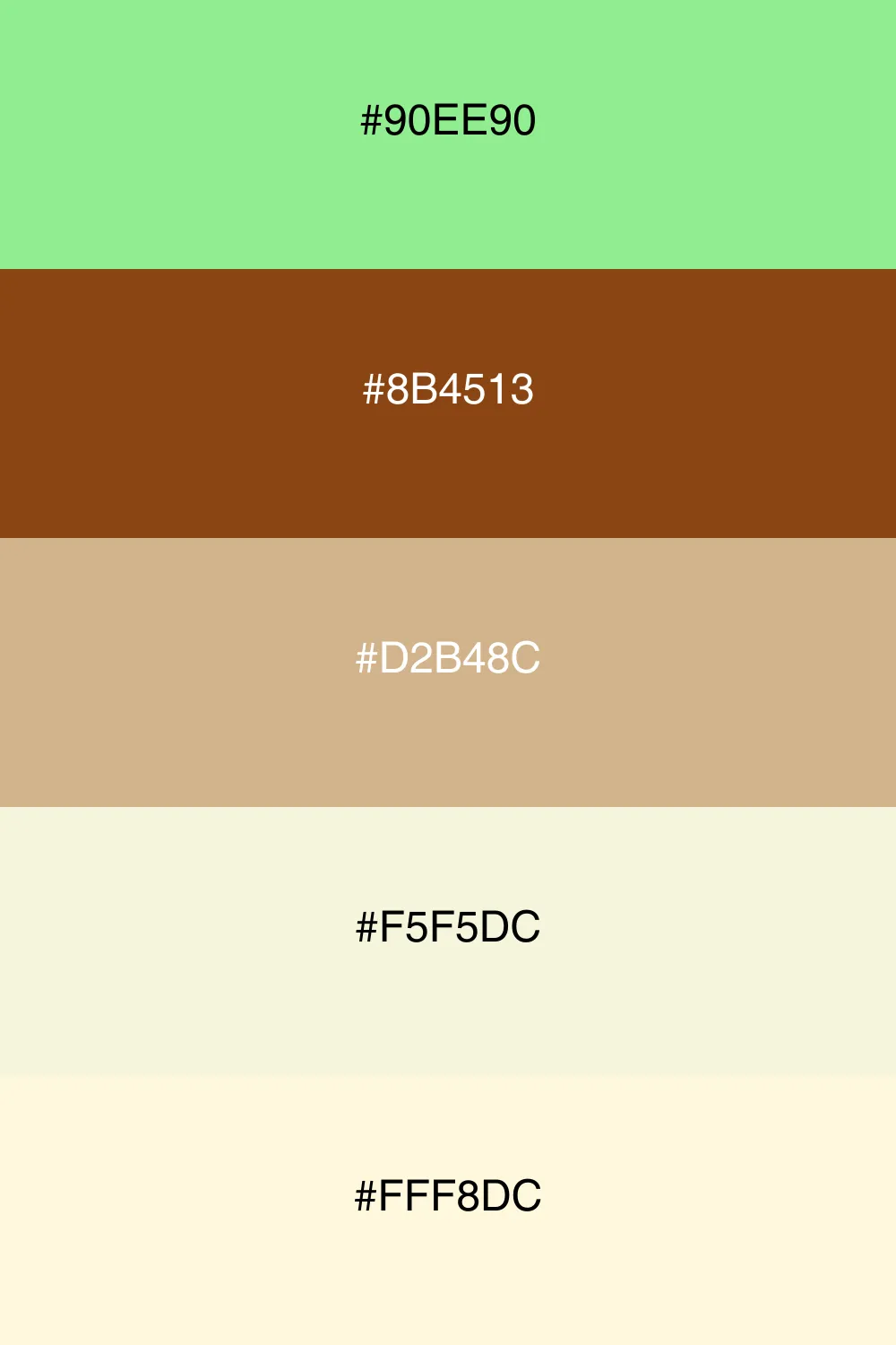 An earthy palette that evokes natural harmony.