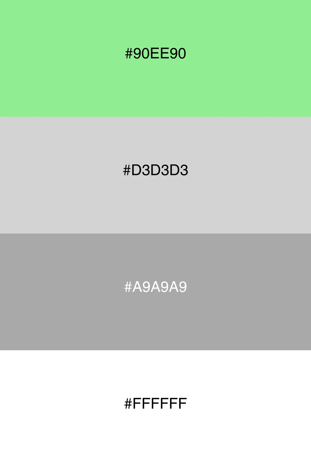 A balanced neutral palette for elegant and calm designs.