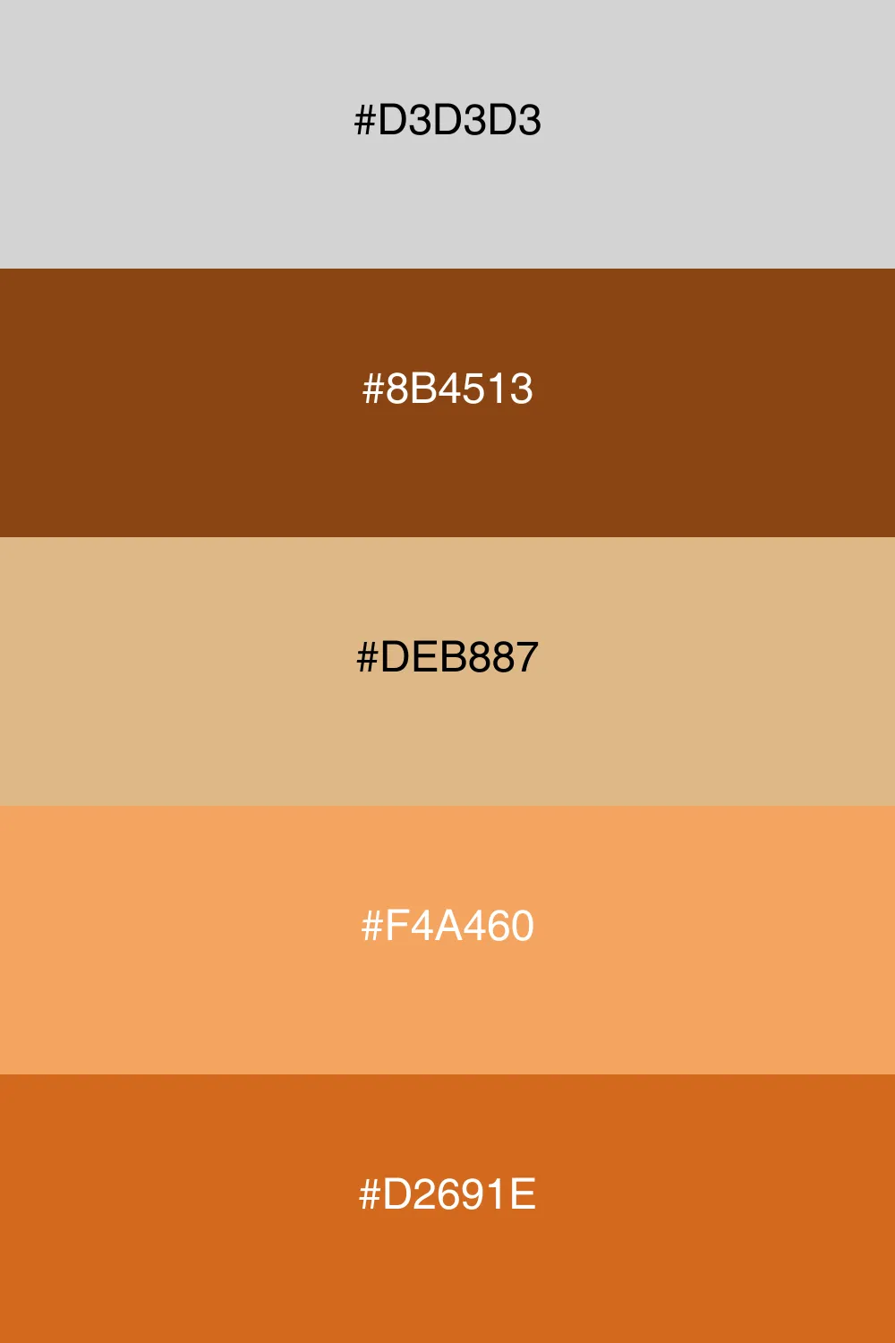 A grounded earthy palette with natural tones.