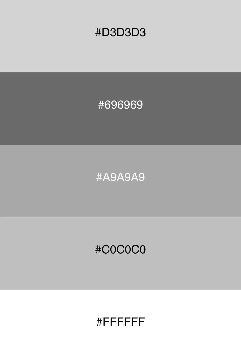 A modern palette with urban sophistication and style.