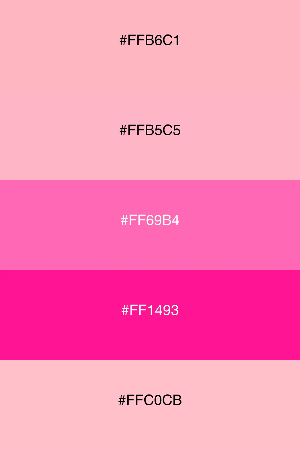 A fresh and cheerful palette inspired by cherry blossoms.