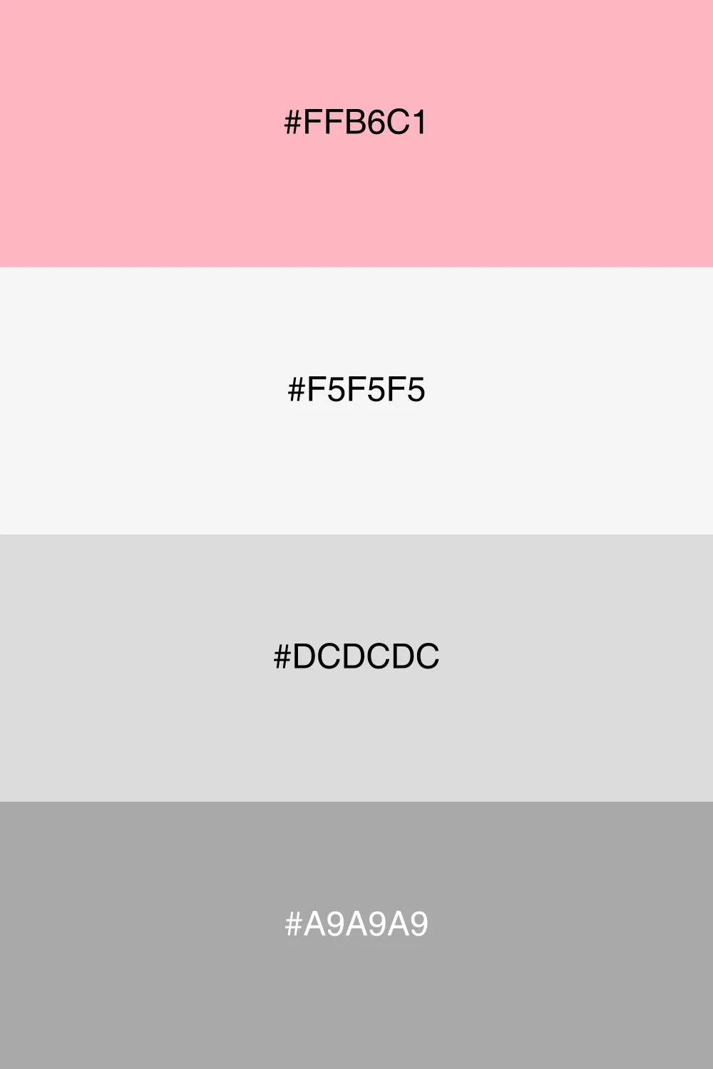 Soft neutrals to balance pink.