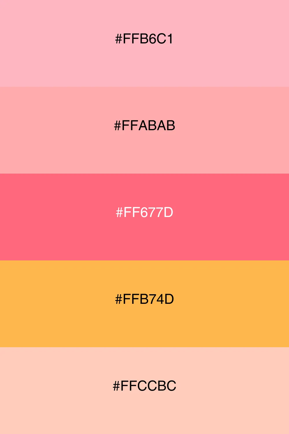 A tranquil palette inspired by the soft hues of sunset.