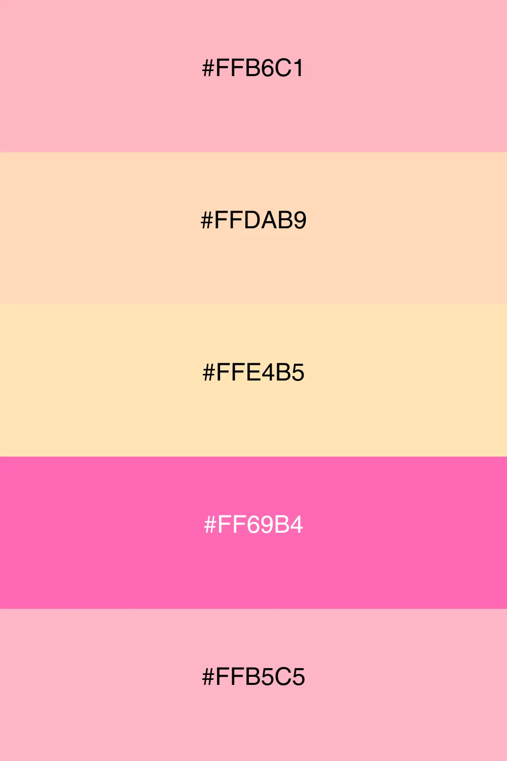A warm and inviting palette with peachy tones.