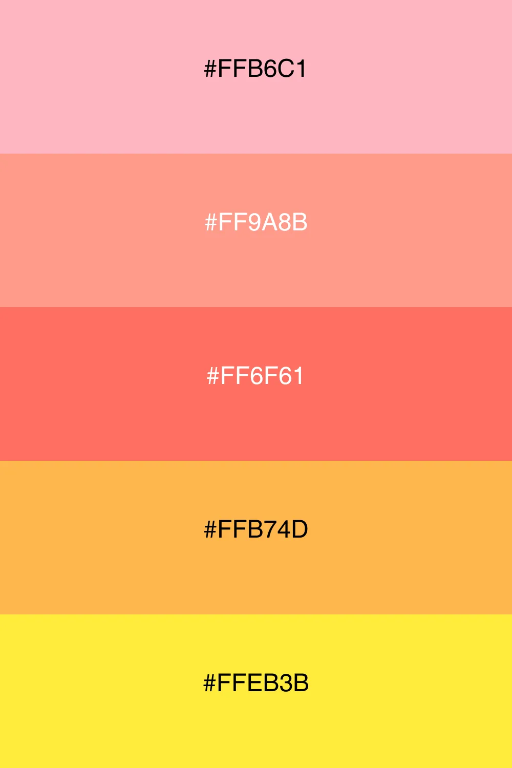 A warm and inviting palette that feels cheerful and bright.