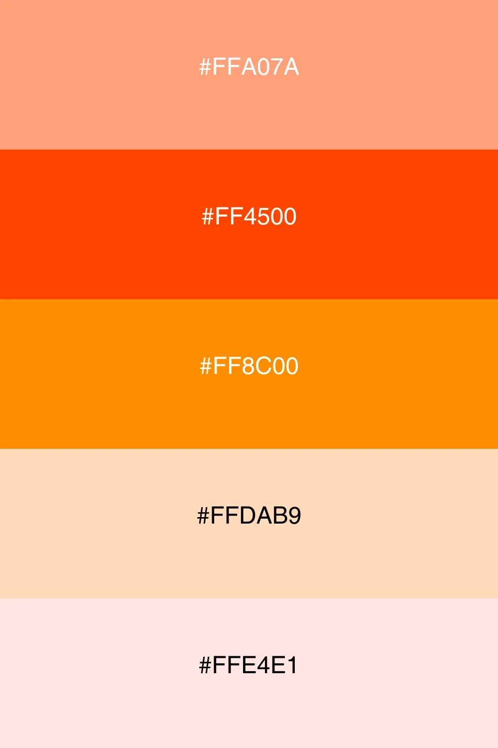 A fresh and bright palette reminiscent of coral reefs.