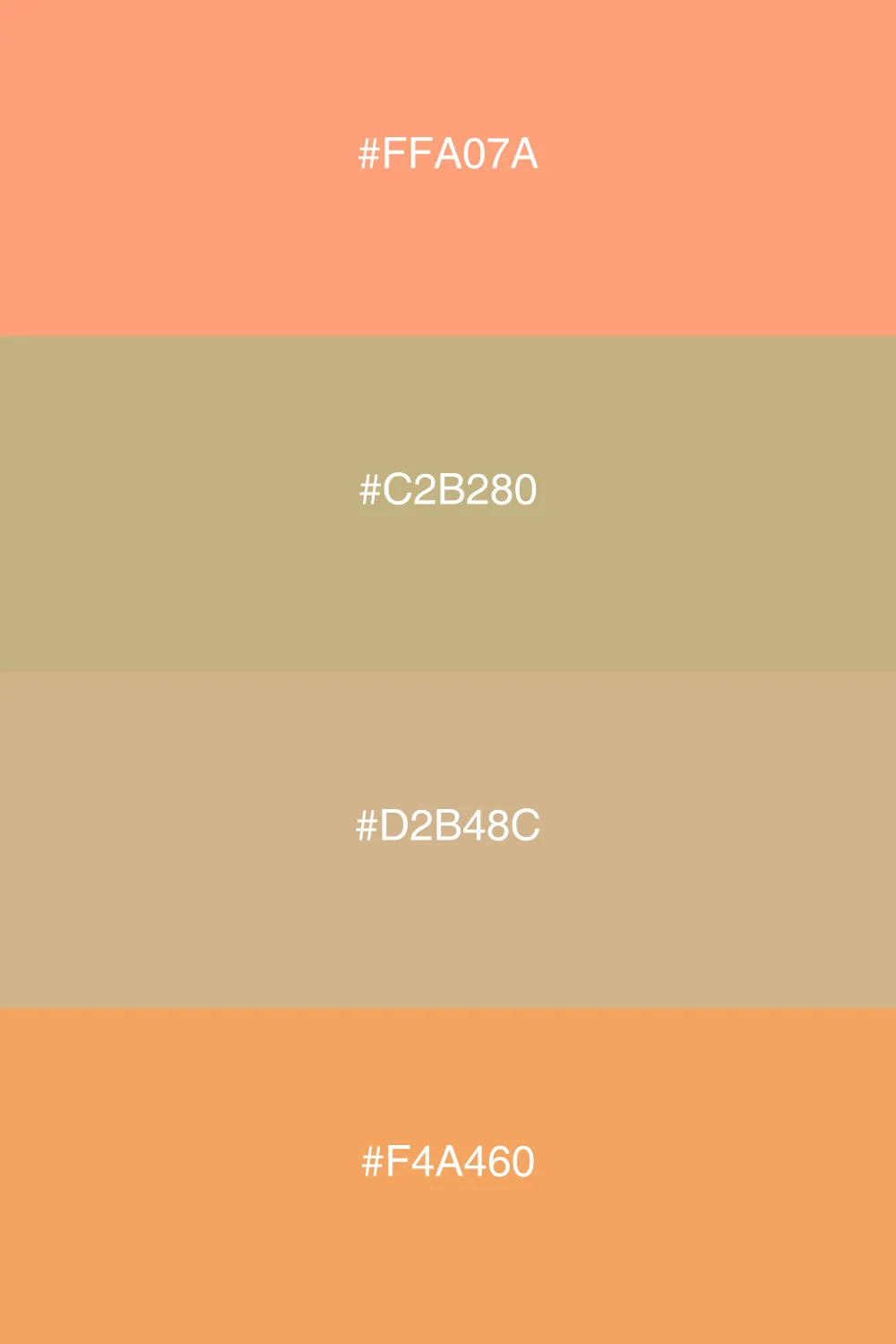 An earthy palette inspired by natural tones.