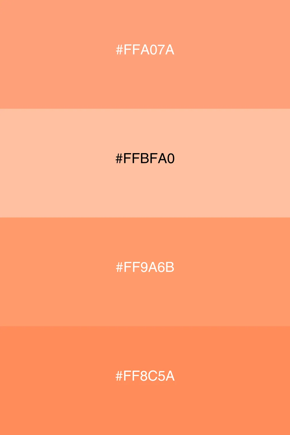 Variations of one color for subtlety.
